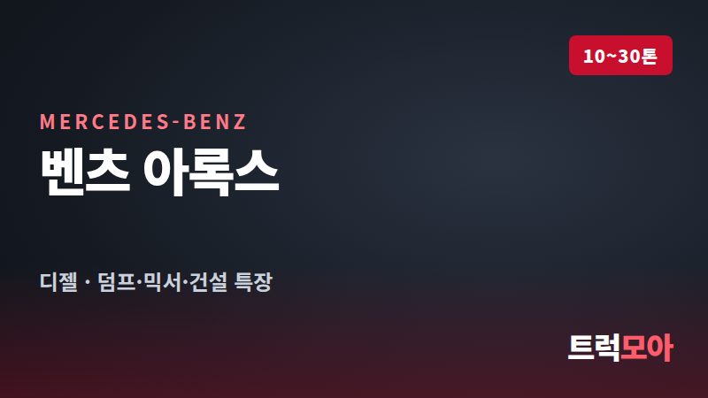 벤츠 아록스