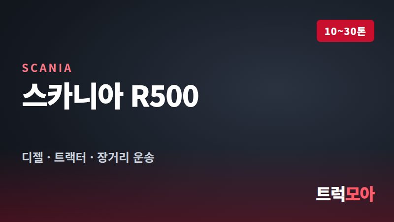 스카니아 R500